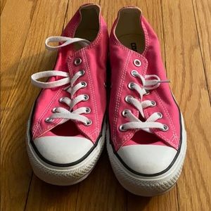 Converse pink sneakers